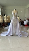Robes de Mariée en Gros Alibaba 2025, Robes de Mariée Civiles, Robes de Mariée à Manches, Robe de Bal
