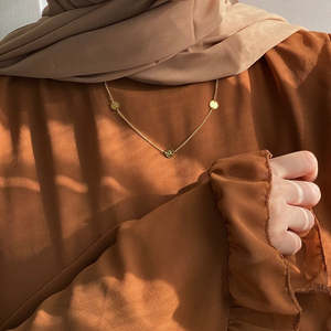 Inspirar joyería Collar de felicidad Paciencia Gratitud Collar de confianza Sabr Shukr Tawakkul collar Joyería islámica para Eid - Product Image 4