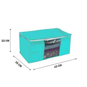 Bolsa de almacenamiento de Sari transparente de alta calidad hecha a mano para mujer - Product Image 5