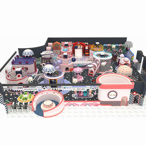 Équipement de terrain de jeu Commercial, <span class=keywords><strong>maison</strong></span> de jeu de rôle intérieure, aire de jeu intérieure pour enfants, toboggan, fosse à balles, château méchant - Product Image 2