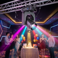 Ampoule de projecteur à tête mobile GMT Maite Double Prism 380W 6000K DMX512, source lumineuse, durée de vie de 8000 heures pour l'éclairage de scène, DJ, discothèque