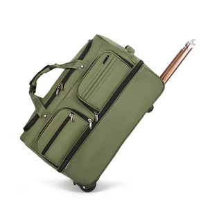 Expandable Oxford Trolley Duffel Bag Zipper Durable Large Capacity Custom Logo Different Sizes for Boarding Checked Handbag - Product Image 3