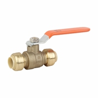 Robinet à bille en laiton sans plomb à connexion rapide 1/2\" à 1\" 200 psi CWP avec approbations CUPC et NSF, approvisionnement en vrac