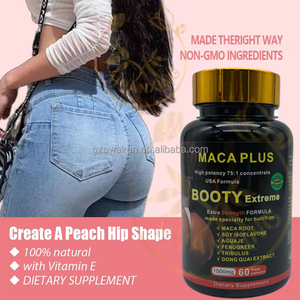 Complément alimentaire Ultimate Black Maca pour femmes adultes, capsules de 500 mg, pour améliorer la beauté et les fesses - Product Image 2