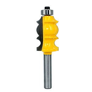 Milling Cutter 3-Piece Set 8mm Shank 80mm Cutting Length Carbide For Woodworking <b>Engraving</b> Machine - Product Image 4