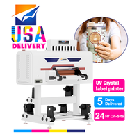 ZYJJ Neuerscheinung Automatischer UV-Tintenstrahldrucker XP600 DTF Rollenaufkleber-Druckmaschine für Kleidung mit 1 Jahr Garantie