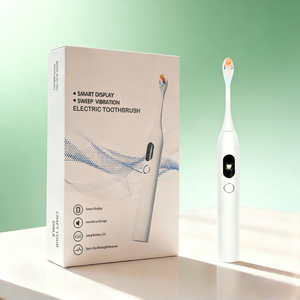<span class=keywords><strong>Cepillo</strong></span> <span class=keywords><strong>de</strong></span> <span class=keywords><strong>Dientes</strong></span> Eléctrico Inteligente con Pantalla LCD, Resistente al Agua IPX7, Vibración, Portátil, Cuidado Bucal, Producto en Tendencia 2026 - Product Image 1