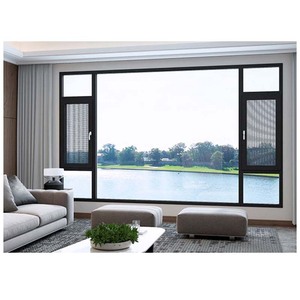 Cửa Sổ Khung nhôm toàn cảnh-Đường ngắm không Khung & tùy chọn kính tùy chỉnh | Mở 90 ° để xem - Product Image 2