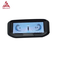 SiAECOSYS Produk Terbaru SCJ6877-E Speedometer 6.8 inci untuk Skuter Listrik Sepeda Motor Layar TFT yang Dapat Disesuaikan Cangkang Plastik Hitam