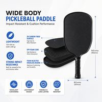 Protège-bord de raquette de paddle USAPA approuvé, surface de friction, qualité supérieure, épaisseur 20 mm, équipement d'entraînement, surface à grain élevé, brute