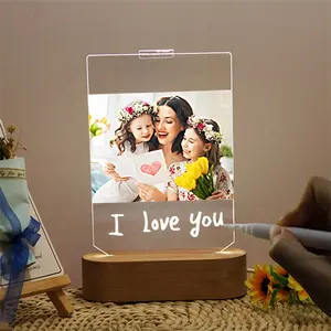 Wholesale led photo frame mothers day gift set creative DIY gifts for men