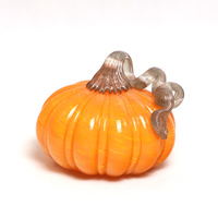 Vente en gros de citrouilles en verre soufflé à la main pour Thanksgiving automne automne récolte Halloween décorations d'automne éclairées ornements idées pour la maison
