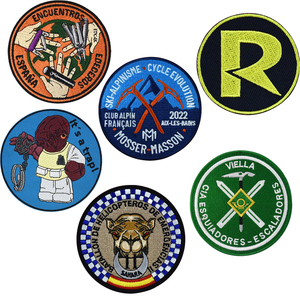 <span class=keywords><strong>Toppe</strong></span> Ricamate Personalizzate con Logo Montagna su Tessuto Canvas, Termoadesive per Cucire su Cappelli e Abbigliamento, Patch Tessute Termoapplicabili - Product Image 4