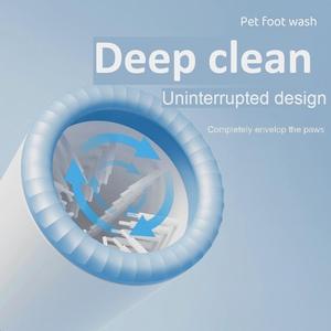 منظف أقدام الحيوانات الأليفة الفاخر عبس المطاط البلاستيك الكلب غسالة الأصدقاء جديد سيليكون الكلب باو نظافة كوب للاستمالة للقطط الحمام - Product Image 5