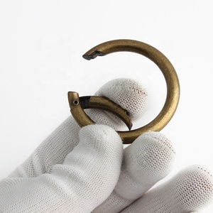 Bán Buôn Túi Kim Loại Phụ Kiện Mùa Xuân Vòng Bronze Màu Kẽm Hợp Kim Mùa Xuân Cổng Vòng Cho Túi Xách Phần Cứng - Product Image 4