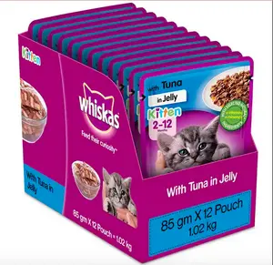 Fourniture Professionnelle de Nourriture Super Fantaisie pour Chats Grandes Variétés Oem Nourriture Biologique pour Chien et Chat Whiskas-Rozal Canin Fournisseurs