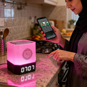 Quran <b>Speaker</b> <b>LED</b> Lamp Muslim Gift QB303 Touch Seven Color Light Islamic Gift Quran Players - Product Image 4