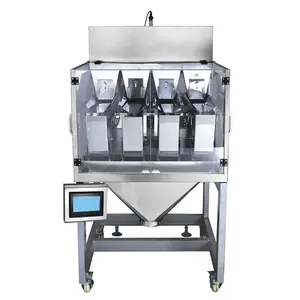 Multifunction 4 Heads Linear Weigher Packaging Machine Pulses Flour Filling And Packaging Machine