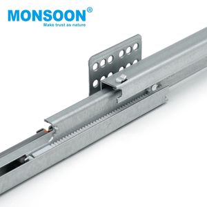 Sistema de cajones ocultos de doble pared para cocina, con montaje inferior, cierre suave y silencioso, para cajones de vidrio, altura 167. - Product Image 5