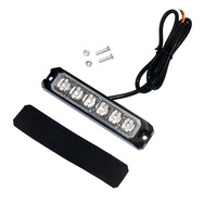 Luces estroboscópicas de emergencia para camión, luces de advertencia intermitentes para vehículos de seguridad de construcción, para tablero, visera de cubierta, rejilla estroboscópica,