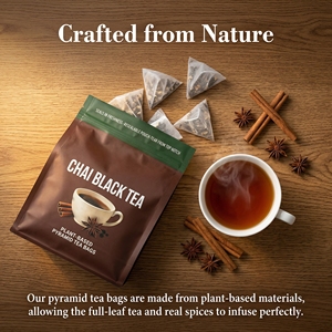 Thé noir indien premium en vrac OLLI, cardamome, gingembre, cannelle - Non destiné aux femmes enceintes, certifié HALAL KOSHER, saveur riche, énergétique - Product Image 4