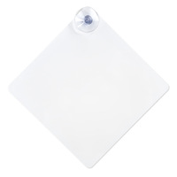 Impression personnalisée en aluminium vierge Sublimation Bébé à bord Panneaux d'avertissement avec ventouse Panneau d'avertissement de voiture à sublimation