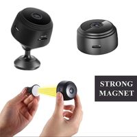 Mini caméra de surveillance sans fil HD 1080p WiFi intérieure/extérieure avec détection de mouvement, vision nocturne, stockage dans le cloud A9 CCTV