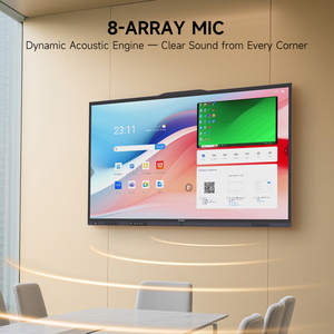 Tableau numérique interactif HISEEVIEW 98 pouces, écran plat intelligent 4K, tableau blanc électronique avec fonction tactile 20 points et cadre en alliage d'aluminium - Product Image 6
