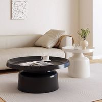 Table basse extensible ovale simple et moderne de style japonais, nouvelle collection 2026, pour la maison, petite table à manger en acier métallique