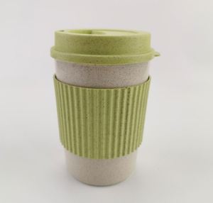 Vasos de Café Reutilizables Biodegradables de Plástico, Vasos de Trigo - Product Image 3