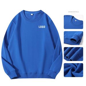 เสื้อสเวตเชิ้ตทรงปกติ ยูนิเซ็กซ์ ผ้าฝ้ายเรียบ พิมพ์โลโก้ คอกลม ปักลาย 3 มิติ เป็นมิตรกับสิ่งแวดล้อม สำหรับฤดูหนาว - Product Image 2