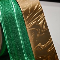 Échantillon Gratuit Personnalisé : Rouleaux de Film Holographique et de Transfert pour Boîtes en Papier, Feuille d'Estampage à Chaud Dorée et Papier Doré