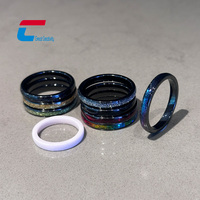 Modischer Wasserdichter 3mm NFC Smart Ring Kontaktloser Keramik-NFC-Ring für Soziale Medien