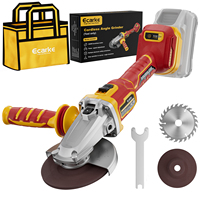 Amoladora Angular Inalámbrica de 20V al por Mayor, de 4.5 a 5 Pulgadas, con Interruptor de Palanca, 9000 RPM, para Corte y Pulido de Metal