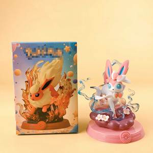 <span class=keywords><strong>Set</strong></span> di Scatole Sorpresa SY Pokemoned Eevee Family con 9 Eeveelutions Uniche, Statuette in PVC da Collezione, Giocattoli Artigianali per Fan - Product Image 5