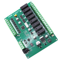 Carte relais multifonction 8 canaux RS485 Modbus RTU, module d'extension PLC IO WST-RS485IO-818 PC+PCB