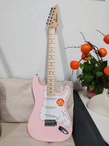 Kit de guitare DIY de haute qualité, modèle OEM ST, personnalisable, avec pont Tremolo, corps en tilleul, micros S-S-H, multicolore - Product Image 6