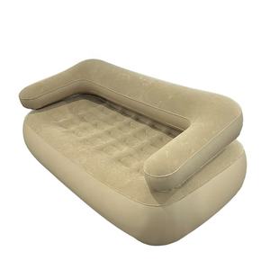 Canapé-lit gonflable double détachable avec pompe à batterie intégrée de 2000 mAh, fauteuil <span class=keywords><strong>inclinable</strong></span> automatique, camping, maison - Product Image 1