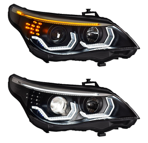 बीएमडब्ल्यू 5 सीरीज ई 60 हेडलैंप 2003 2010 ई 60 फ्रंट लाइट अपग्रेड बीएमडब्ल्यू हेड लाइट कार लेंस एक्सेसरीज ई 60 एलईडी हेडलाइट्स - Product Image 3