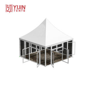 Tentes Pagode Pyramide en Alliage d'Aluminium de Taille Personnalisée 3x3 4x4m 5x5 8x8 de Guangdong Yijin - Product Image 2