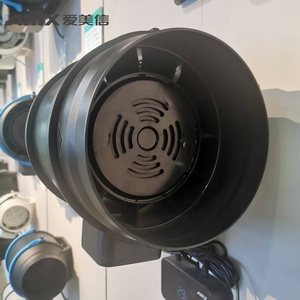 Ventilateur de gaine en ligne électrique D150EC 110-120V 220-240V 600m³/h à haute pression <span class=keywords><strong>statique</strong></span>, étanche, en plastique ABS, <span class=keywords><strong>extracteur</strong></span> de flux mixte - Product Image 2