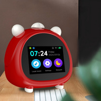 Réveil vocal intelligent IA de bureau, gestionnaire de temps à commande tactile et minuteur Pomodoro rechargeable avec fonction multilingue