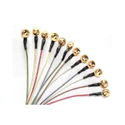 Pasokan Pabrik Elektroda <span class=keywords><strong>EEG</strong></span> Klip Telinga Berlapis Emas Kabel <span class=keywords><strong>EEG</strong></span> Din 1.5mm - Product Image 3