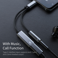 2 in 1 Typ C bis 3,5mm Buchse AUX USB C Kabel Kopfhörer Adapter 3.5 Buchse Audio kabel für iPhone Ipad Pro Samsung Xiaomi PD 60w