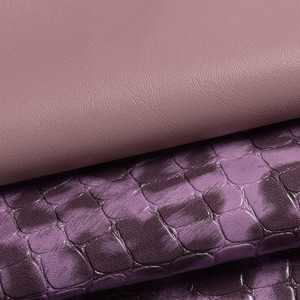 <span class=keywords><strong>Pelle</strong></span> Sintetica con Motivi Leopardati Effetto Lucertola 1,2 mm Semi-PU Stampata Materiale Artificiale per Portafogli e Borse - Product Image 1