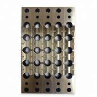 Poinçon de précision Quadra Louver, poinçon de formage de lamelles pour moule de ailettes de climatiseur, pièces de matrice d'estampage d'échangeur de chaleur, poinçon de moule CVC