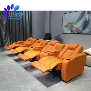 Iasy asy-muebles oshan, reposacabezas eléctrico ajustable de cuero italiano, vibración, calefacción, masaje, cine, sillón <span class=keywords><strong>reclinable</strong></span> - Product Image 2