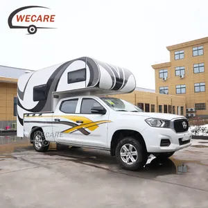 Wecare Luxe Caravan Aluminium Reisaanhangwagen Camper 4X4 Pick Up Glijbaan Op Box Pod Expeditie Voertuig Vrachtwagen Camper Aanhangwagen
