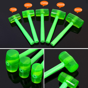 Transparent Rubber <b>Hammer</b> 750g 1000g 1500g 2000g Shockproof Round Head For Flooring Renovation Construction Tools - Product Image 4