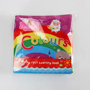 Juguetes personalizados para niños, libro de aprendizaje de inglés, papel de sonido, resistente a desgarros, lavable, Educación Temprana, libro de tela suave para bebés - Product Image 6